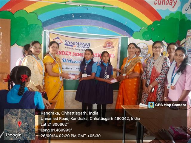 SANITORY AWARENESS PROGRAMME  BY GENDER SENSITIZATION CELL